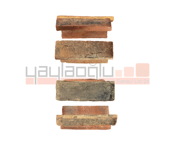 El yapımı kaplama tuğla, cephe ve iç duvar uygulamaları için rustik dekoratif tuğla.