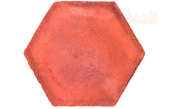 El yapımı altıgen Şeşhane tuğla, cephe ve yer kaplamalarında kullanılan restorasyon tuğlası.